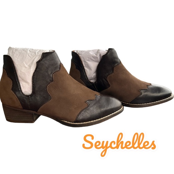 Seychelles Reservoir Two-Tone Booties (Sz 6) NIB - Picture 3 of 12
